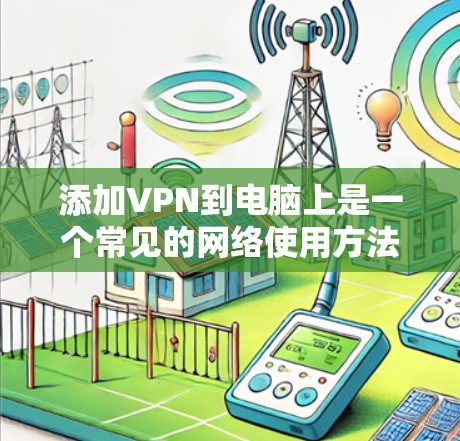 添加VPN到电脑上是一个常见的网络使用方法，可以帮助访问你无法访问的网站。以下是逐步指南，帮助你实现VPN添加