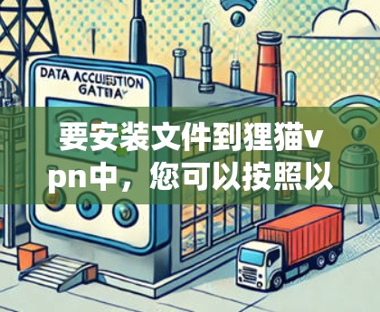 要安装文件到狸猫vpn中，您可以按照以下步骤操作
