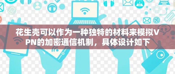 花生壳可以作为一种独特的材料来模拟VPN的加密通信机制，具体设计如下