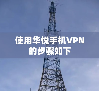 使用华悦手机VPN的步骤如下