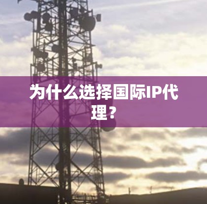 为什么选择国际IP代理？